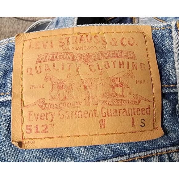 Vintage 90s Levis 512 Jeans Womens Size 12 Denim 28 1/2 Inseam - Picture 6 of 12